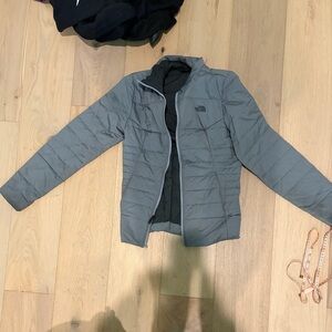 The North Face Charcoal Puffer Jacket